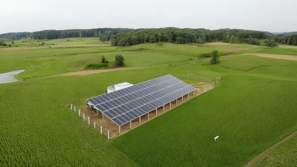 Solar-Powered Irrigation Pump in Action: